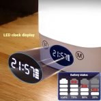 Rechargeable LED Night Light with Digital Clock & Remote – Adjustable Brightness Bedside Lamp - Image 3