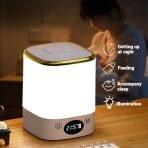 Rechargeable LED Night Light with Digital Clock & Remote – Adjustable Brightness Bedside Lamp - Image 4