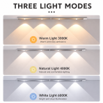CAT Eye Wireless LED Motion Sensor Cabinet Light – 16 inch 3 LEDs - Image 4