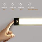 Rechargeable LED Motion Sensor Under Cabinet Light – Ultra Thin Magnetic 24 inch - Image 3